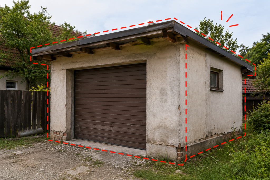garáž 1.